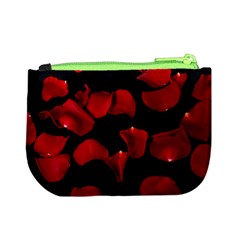 Red petals Mini Coin Purse from ArtsNow.com Back