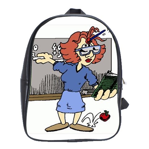 Math Teacher School Bag (Large) from ArtsNow.com Front