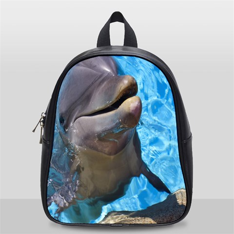 Dolphin School Bag (Small) from ArtsNow.com Front