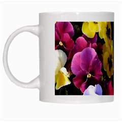 White Mug and multi color flowers from ArtsNow.com Left