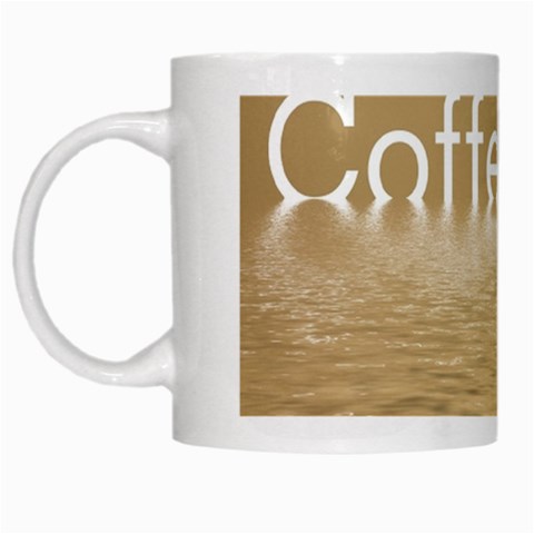 Coffee  White Mug from ArtsNow.com Left