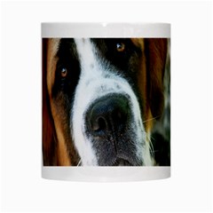 Saint Bernard White Mug from ArtsNow.com Center