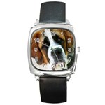 Saint bernard Square Metal Watch