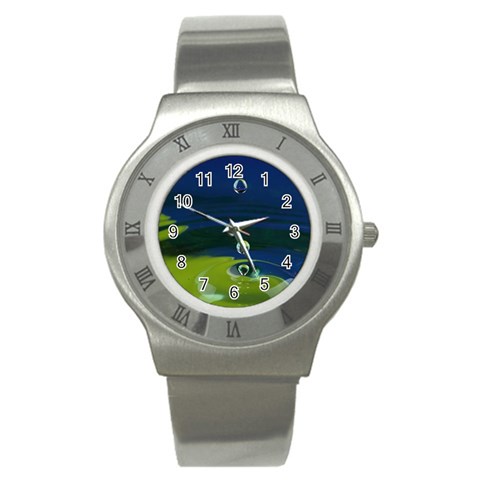 Waterdrop Stainless Steel Watch from ArtsNow.com Front