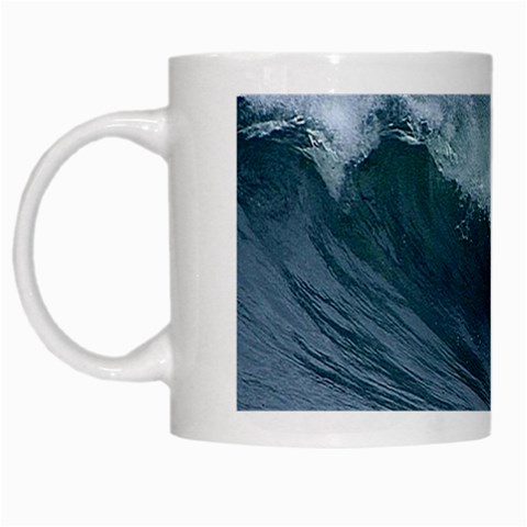 Waves White Mug from ArtsNow.com Left