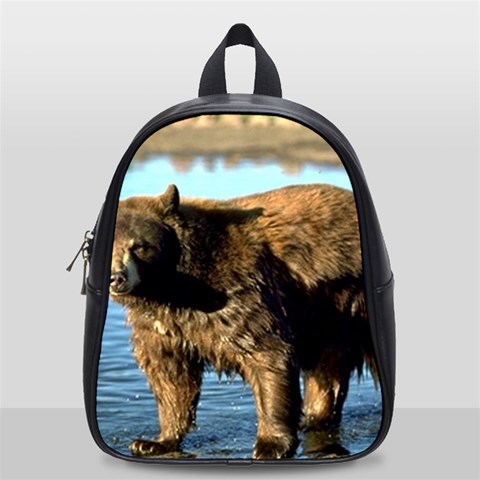 Wet bear School Bag (Small) from ArtsNow.com Front