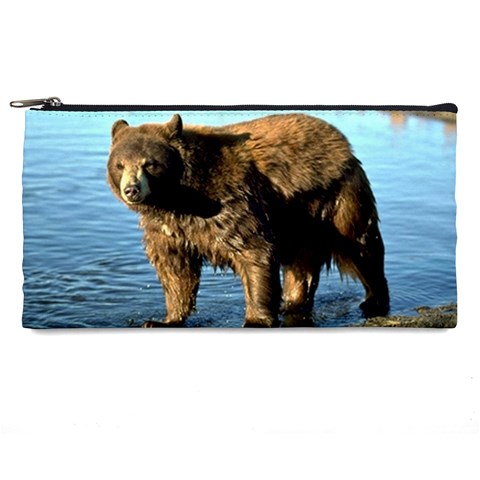 Wet bear Pencil Case from ArtsNow.com Front