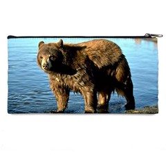 Wet bear Pencil Case from ArtsNow.com Back