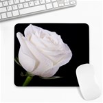 White rose Large Mousepad