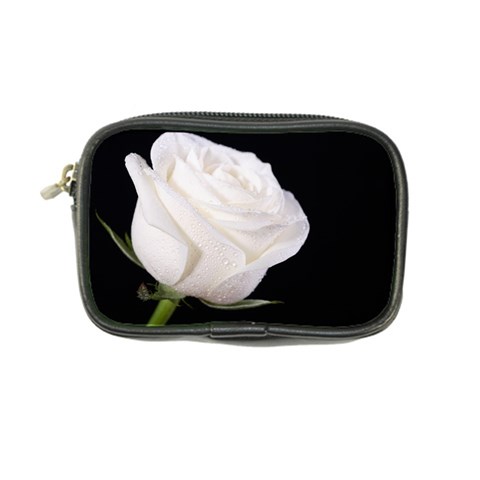 White rose Coin Purse from ArtsNow.com Front