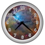 Orion-nebula Wall Clock (Silver)