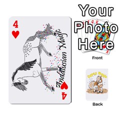 Drawing Deck Playing Cards 54 Designs from ArtsNow.com Front - Heart4