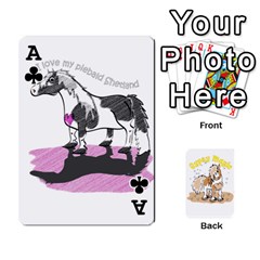 Ace Drawing Deck Playing Cards 54 Designs from ArtsNow.com Front - ClubA