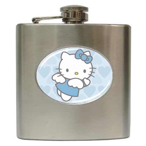 Hello Kitty 3 Hip Flask 6 oz Stainless Steel Gift  