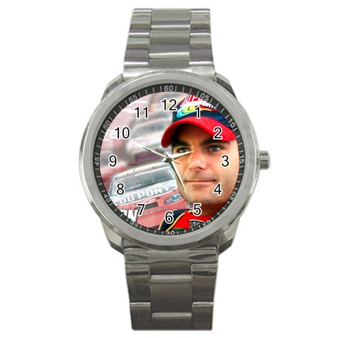 Nascar Jeff Gordon Sport Metal Mens Wrist Watch Gift  