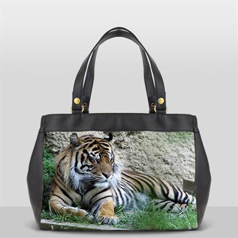 Bengal tiger at rest Oversize Office Handbag (One Side) from ArtsNow.com Front