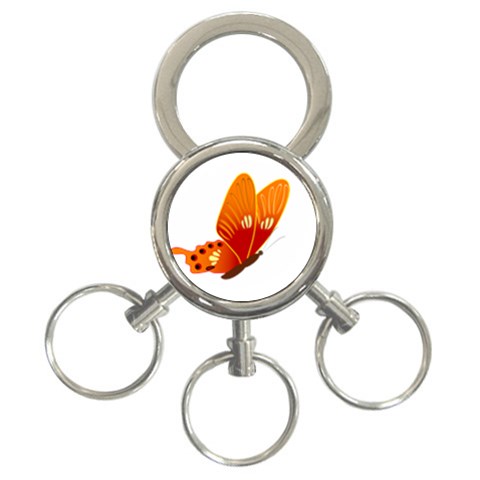 Orange Flame Butterfly 3 Front