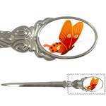 Orange Flame Butterfly Letter Opener