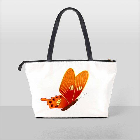 Orange Flame Butterfly Classic Shoulder Handbag from ArtsNow.com Back