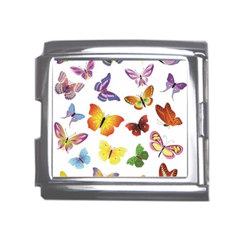 Bright Butterflies Mega Link Italian Charm (18mm) from ArtsNow.com Front