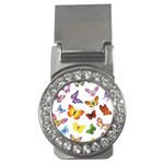 Bright Butterflies Money Clip (CZ)