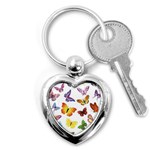 Bright Butterflies Key Chain (Heart)