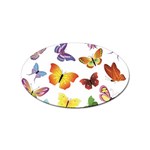 Bright Butterflies Sticker (Oval)