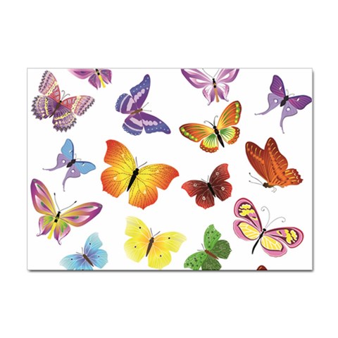 Bright Butterflies Sticker A4 (10 pack) from ArtsNow.com Front