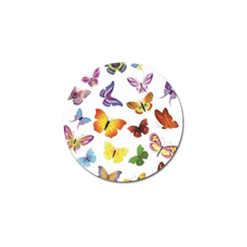 Bright Butterflies Golf Ball Marker (4 pack) from ArtsNow.com Front