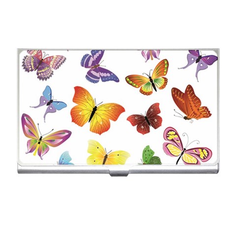 Bright Butterflies Business Card Holder from ArtsNow.com Front