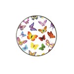 Bright Butterflies Hat Clip Ball Marker