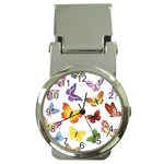 Bright Butterflies Money Clip Watch