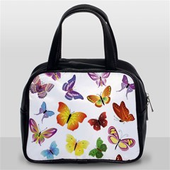 Bright Butterflies Classic Handbag (Two Sides) from ArtsNow.com Front