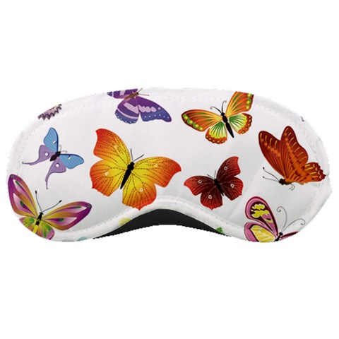 Bright Butterflies Sleeping Mask from ArtsNow.com Front