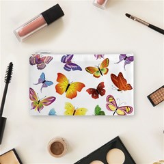 Bright Butterflies Cosmetic Bag (Small) from ArtsNow.com Front