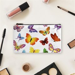 Bright Butterflies Cosmetic Bag (Small) from ArtsNow.com Front