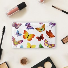 Bright Butterflies Cosmetic Bag (Small) from ArtsNow.com Back