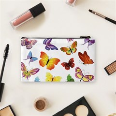 Bright Butterflies Cosmetic Bag (Small) from ArtsNow.com Back