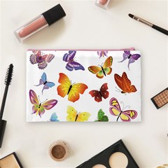 Bright Butterflies Cosmetic Bag (Medium) from ArtsNow.com Back