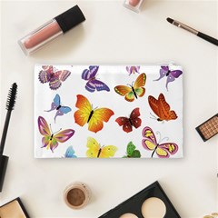 Bright Butterflies Cosmetic Bag (Medium) from ArtsNow.com Back