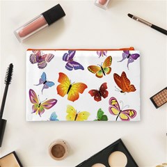 Bright Butterflies Cosmetic Bag (Medium) from ArtsNow.com Back