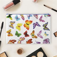 Bright Butterflies Cosmetic Bag (Large) from ArtsNow.com Back