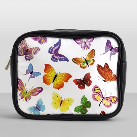 Bright Butterflies Mini Toiletries Bag (One Side) from ArtsNow.com Front