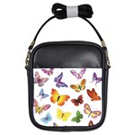 Bright Butterflies Girls Sling Bag