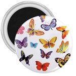 Bright Butterflies 2 3  Magnet