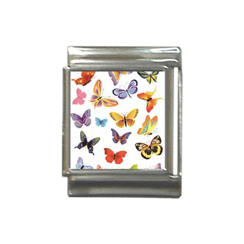 Bright Butterflies 2 Italian Charm (13mm) from ArtsNow.com Front