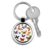 Bright Butterflies 2 Key Chain (Round)