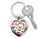 Bright Butterflies 2 Key Chain (Heart)