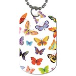 Bright Butterflies 2 Dog Tag (One Side)