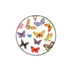 Bright Butterflies 2 Hat Clip Ball Marker